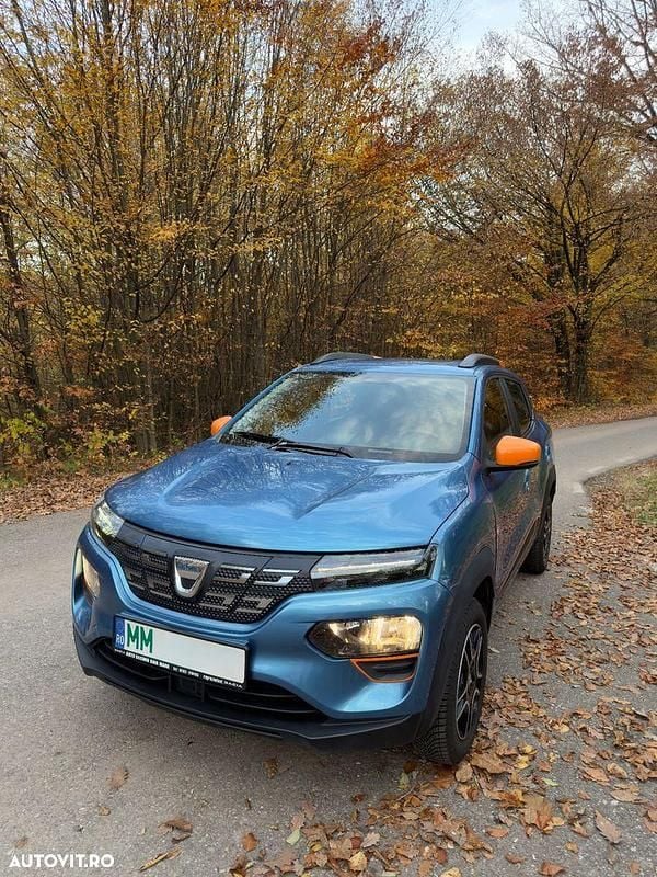 Culoarealbastru Utilizat 2021 Dacia Spring Comfort Hatchback | 5.500 EUR (Preț OK) - Imagine 1/4