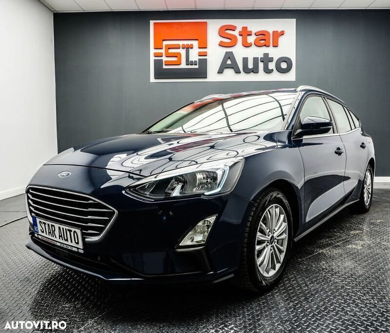 Albastru Utilizat 2020 Ford Focus Business Edition Break | 10.490 EUR (Preț OK) - Imagine 1/4
