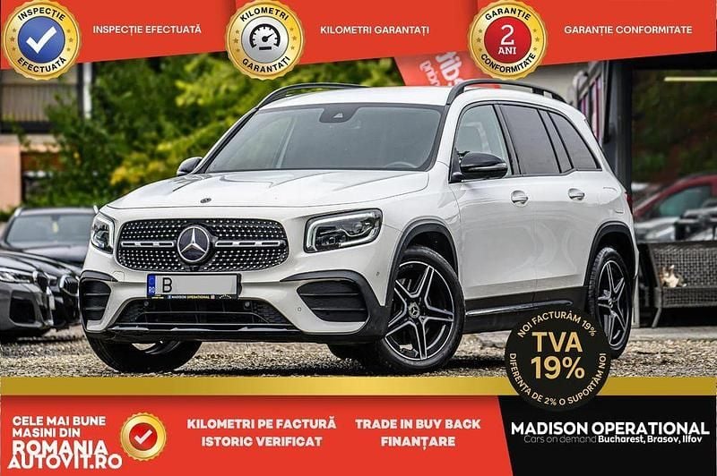 Culoarealb Utilizat 2021 Mercedes GLB250 SUV | 28.650 EUR (Super Preț) - Imagine 1/4