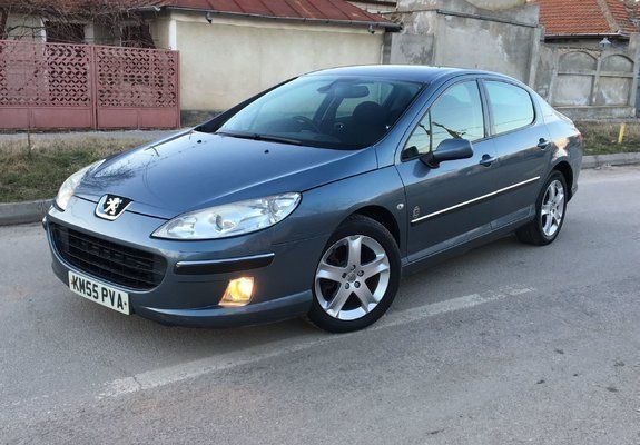 Albastru Utilizat 2006 Peugeot 407 Berlinǎ | 1.499 EUR (Super Preț) - Imagine 1/4