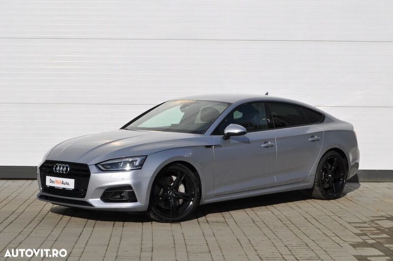 Argint Utilizat 2019 Audi A5 Sport Coupe | 28.977 EUR - Imagine 1/4