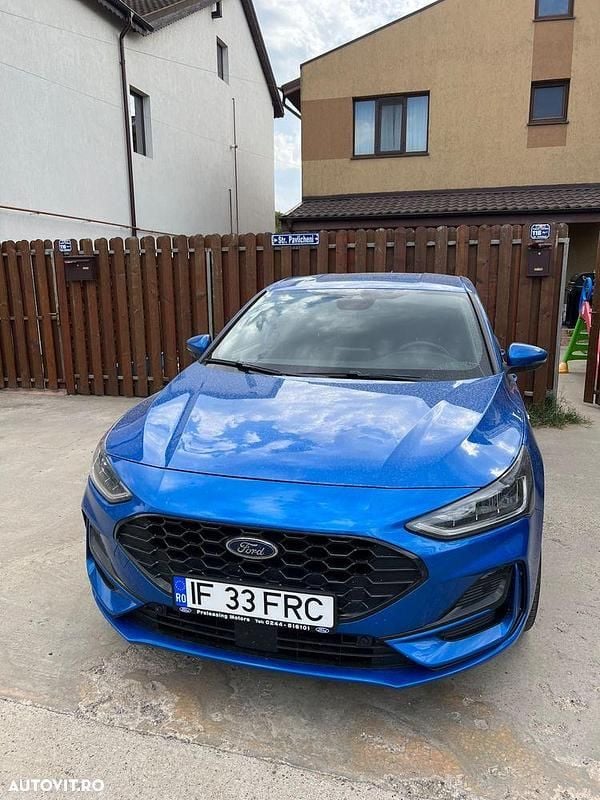 Culoarealbastru Utilizat 2022 Ford Focus ST-Line Hatchback | 19.999 EUR (Scump) - Imagine 1/4