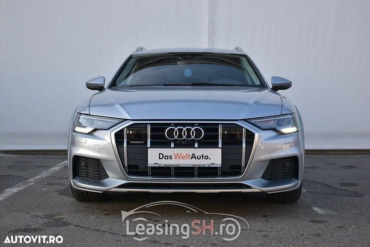 Gri Utilizat 2021 Audi A6 Allroad Break | 46.671 EUR - Imagine 1/4