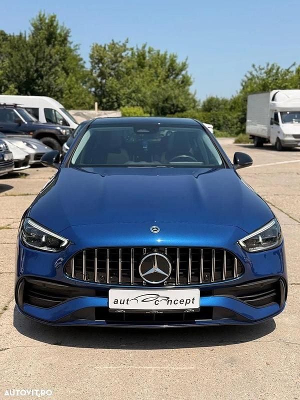 Culoarealbastru Utilizat 2022 Mercedes C300 Berlinǎ | 47.795 EUR (Preț OK) - Imagine 1/4