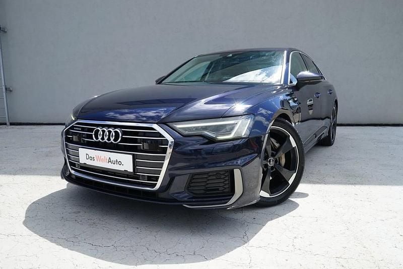 Albastru inchis metalic perleffect Utilizat 2019 Audi A6 Design Berlinǎ | 28.300 EUR (Preț OK) - Imagine 1/4