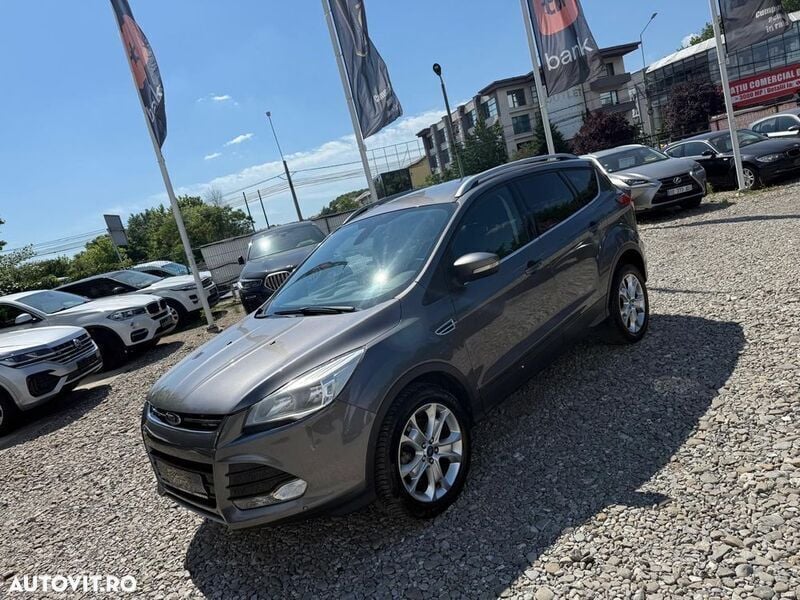 Gri Utilizat 2014 Ford Kuga SUV | 10.999 EUR (Preț OK) - Imagine 1/4
