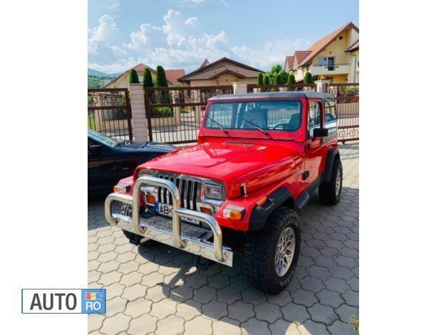 Second-hand Jeep Wrangler 130 CP (95 kW) 1993 Rosu SUV