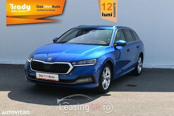 Culoarealbastru Utilizat 2022 Skoda Octavia Style Break | 21.989 EUR (Preț OK) - Imagine 1/4