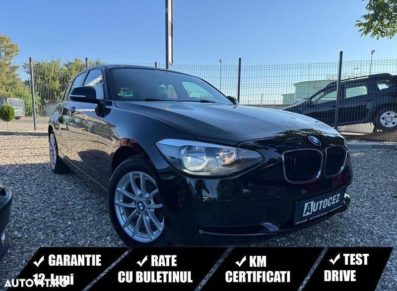 Culoarenegru Utilizat 2015 BMW 116 Sport Line Hatchback | 8.490 EUR (Preț OK) - Imagine 1/4
