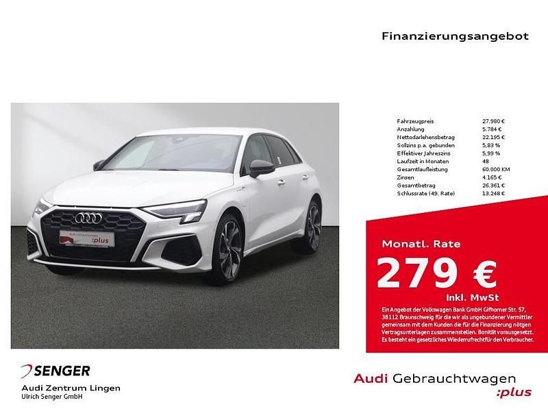 Utilizat 2022 Audi A3 Sportback e-tron S-Line Hatchback | 30.584 EUR - Imagine 1/1