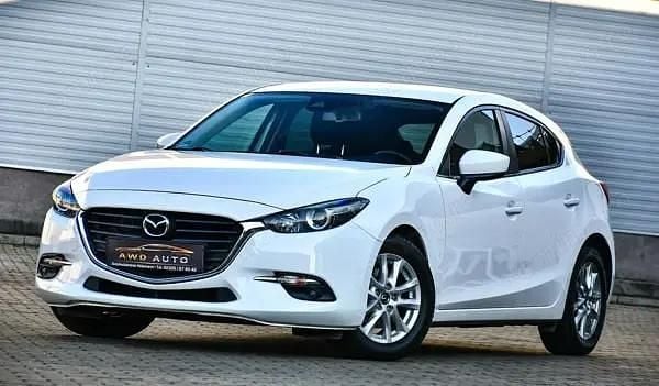Alb Utilizat 2017 Mazda 3 Exclusive-Line Hatchback | 11.499 EUR (Preț OK) - Imagine 1/4