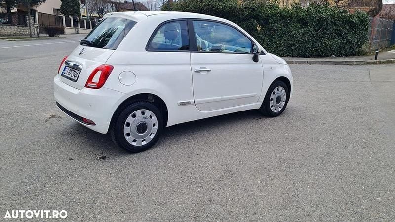Second-hand Fiat 500 69 CP (50 kW) 2015 Culoarealb Hatchback