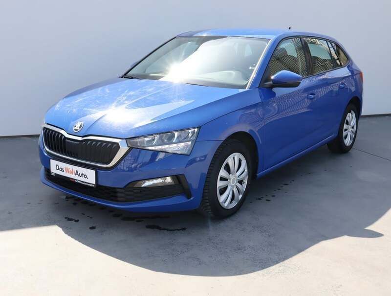 Albastru mediu normal Utilizat 2019 Skoda Scala Ambition Hatchback | 11.900 EUR (Preț OK) - Imagine 1/4