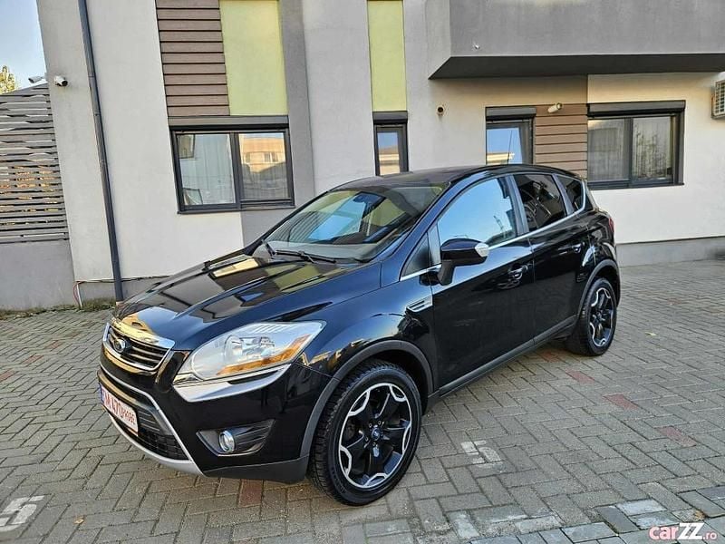 Negru Utilizat 2009 Ford Kuga Titanium SUV | 4.799 EUR (Preț bun) - Imagine 1/4