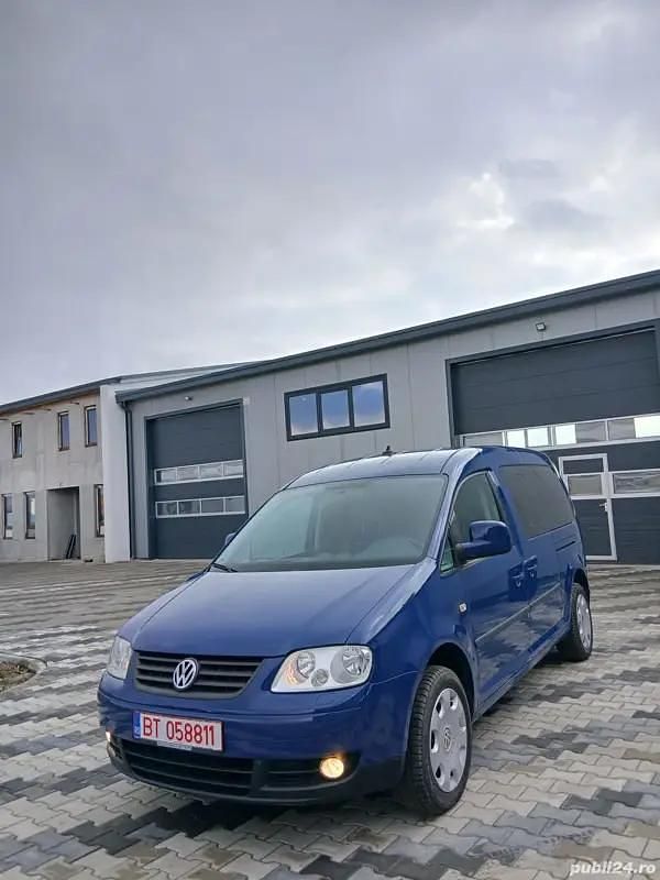 Second-hand VW Caddy 77 CP (56 kW) 2009 Albastru Monovolum