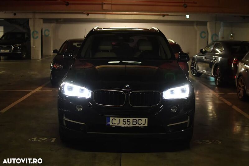 Negru Utilizat 2014 BMW X5 SUV | 17.500 EUR (Preț OK) - Imagine 1/4