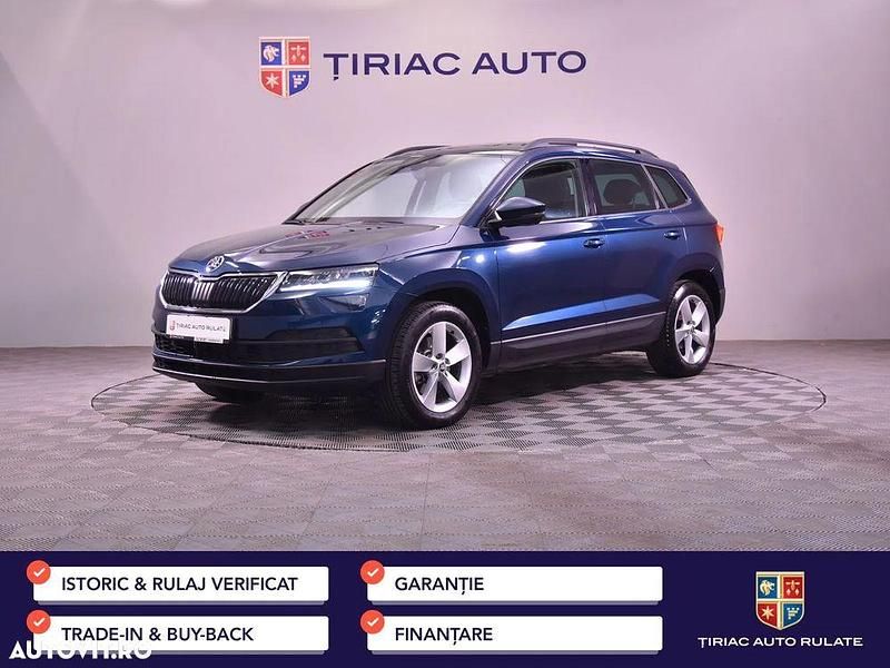 Culoarealbastru Utilizat 2021 Skoda Karoq SUV | 24.901 EUR (Preț OK) - Imagine 1/4
