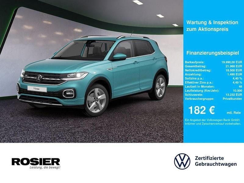 Utilizat 2021 VW T-Cross Style SUV | 21.922 EUR (Puțin scump) - Imagine 1/1