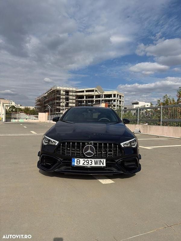 Culoarenegru Utilizat 2021 Mercedes CLA45 AMG AMG Coupe | 48.500 EUR (Preț OK) - Imagine 1/4