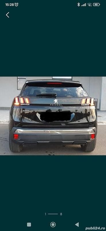 Negru Utilizat 2017 Peugeot 3008 SUV | 10.890 EUR (Super Preț) - Imagine 1/4