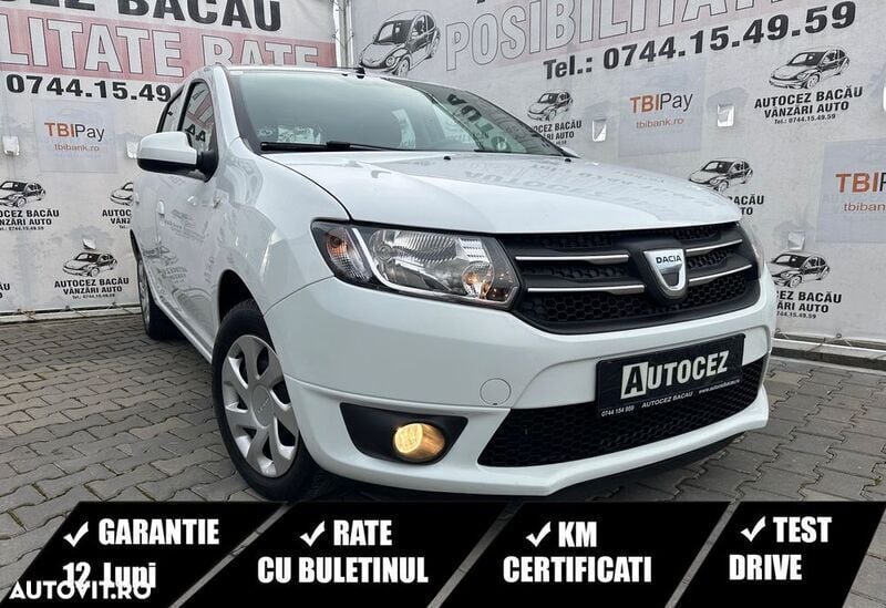 Alb Utilizat 2015 Dacia Sandero Prestige Hatchback | 6.660 EUR (Preț OK) - Imagine 1/4