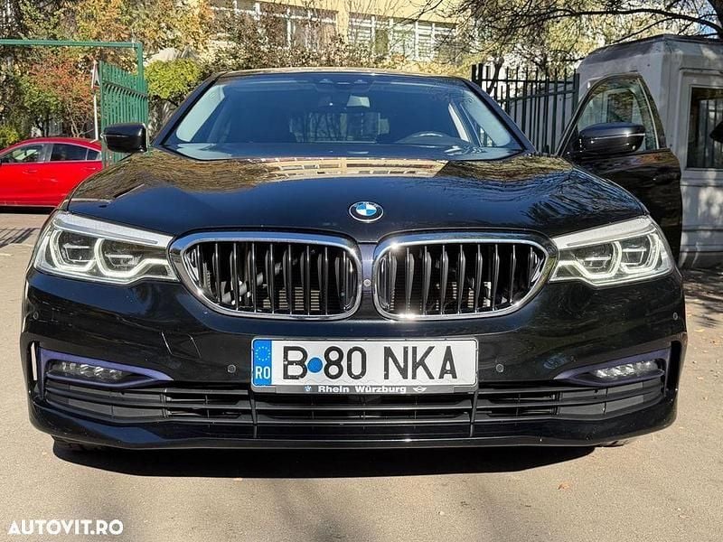 Negru Utilizat 2018 BMW 520 Sport Line Berlinǎ | 22.000 EUR (Preț OK) - Imagine 1/4