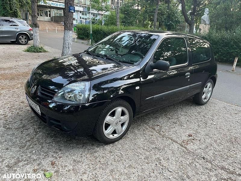 Negru Utilizat 2007 Renault Clio II Authentique Hatchback | 1.600 EUR (Preț bun) - Imagine 1/4