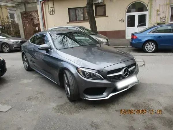 Gri Utilizat 2017 Mercedes C200 AMG line Coupe | 20.300 EUR (Preț OK) - Imagine 1/4