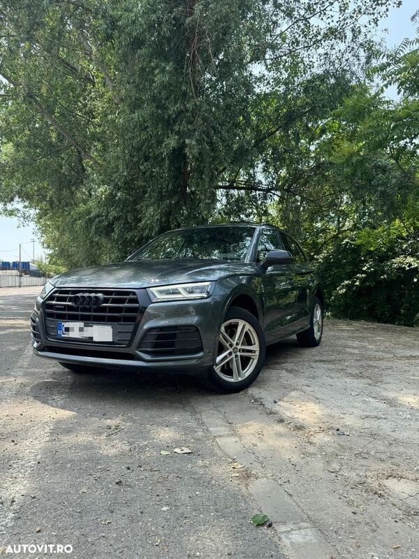 Gri Utilizat 2018 Audi Q5 Sport SUV | 28.800 EUR (Puțin scump) - Imagine 1/4