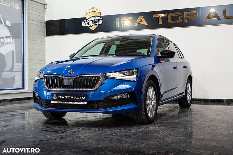 Culoarealbastru Utilizat 2020 Skoda Scala Style Hatchback | 15.499 EUR (Preț OK) - Imagine 1/4