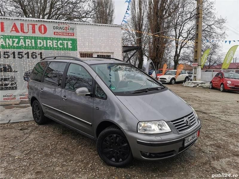 Second-hand VW Sharan 204 CP (150 kW) 2005 Gri Monovolum