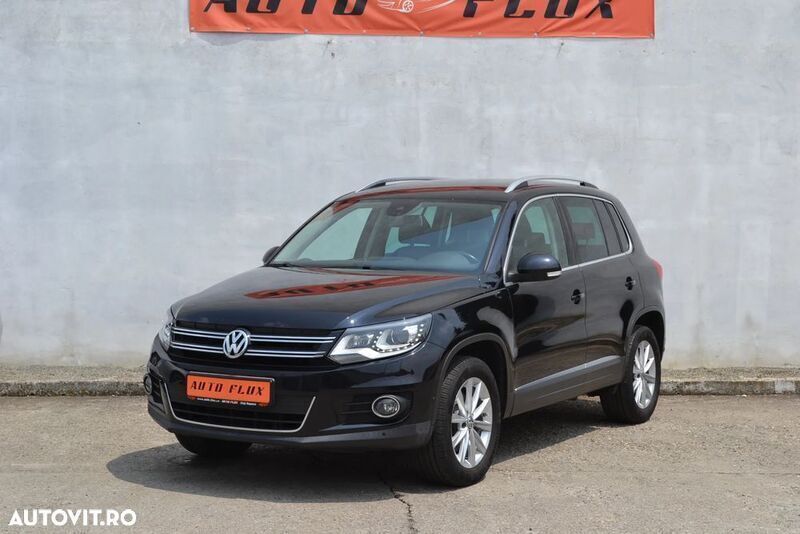 Negru Utilizat 2013 VW Tiguan Sportline SUV | 13.500 EUR (Preț OK) - Imagine 1/4