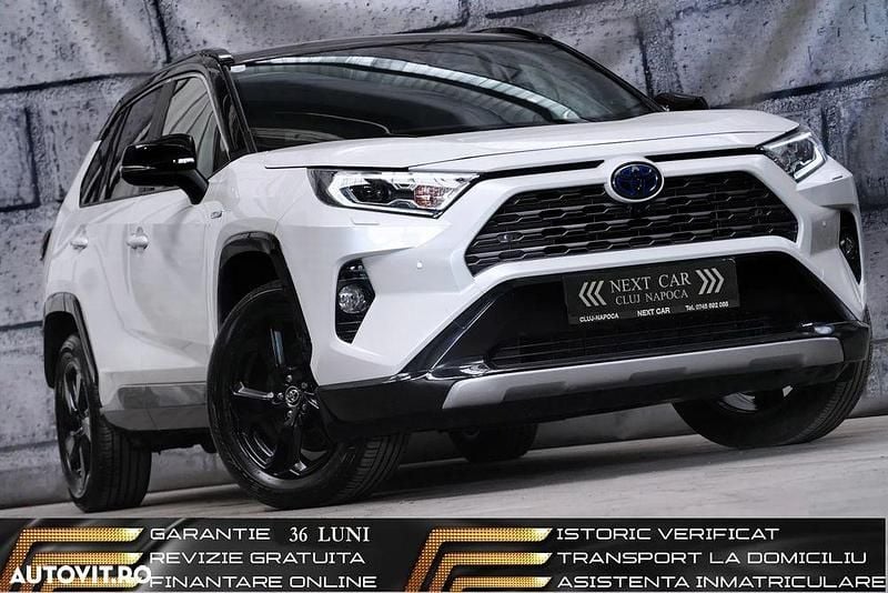 Second-hand Toyota RAV4 Hybrid Lounge 222 CP (163 kW) 2020 Culoarealb SUV
