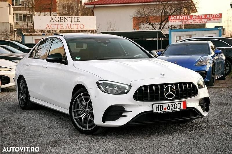 Culoarealb Utilizat 2021 Mercedes E400 Berlinǎ | 38.700 EUR (Super Preț) - Imagine 1/4