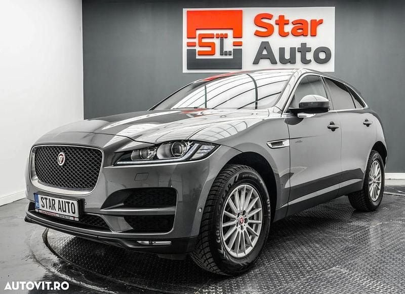 Gri Utilizat 2019 Jaguar F-Pace Prestige SUV | 18.990 EUR (Preț OK) - Imagine 1/4