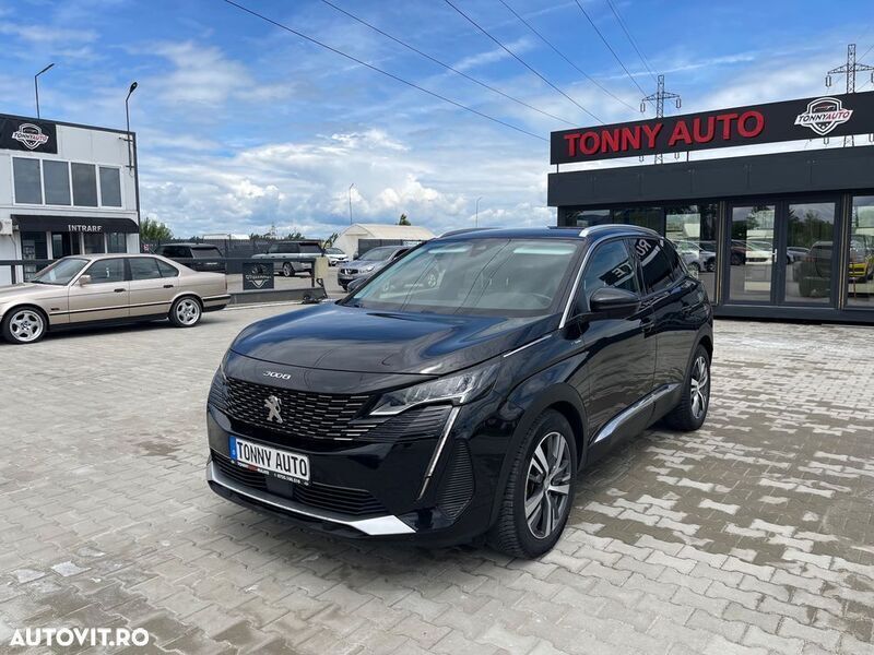Negru Utilizat 2021 Peugeot 3008 Allure SUV | 17.490 EUR (Preț bun) - Imagine 1/4