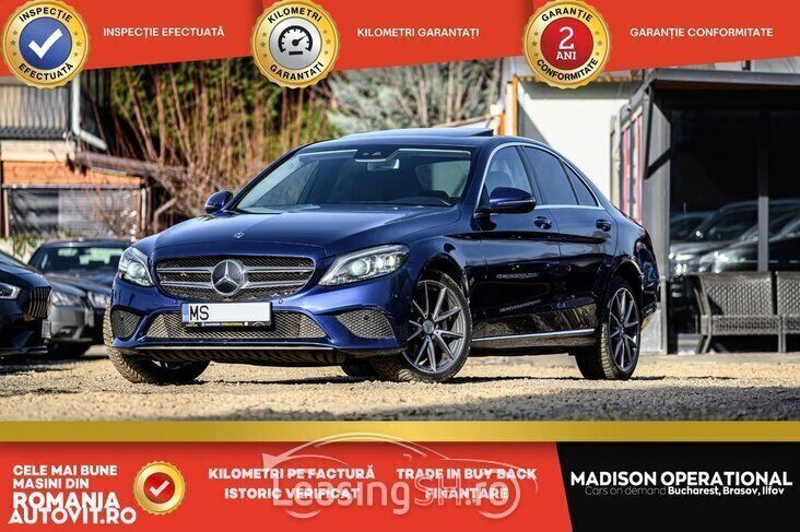 Albastru Utilizat 2019 Mercedes C200 Berlinǎ | 26.550 EUR (Preț OK) - Imagine 1/4