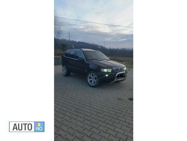 Negru Utilizat 2003 BMW X5 SUV | 5.500 EUR (Preț OK) - Imagine 1/4