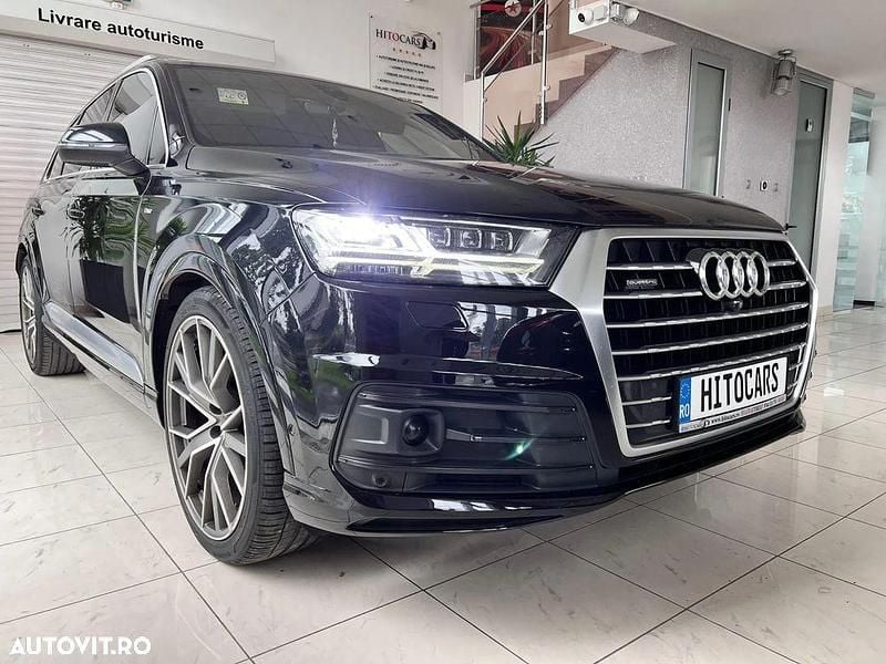 Culoarenegru Utilizat 2017 Audi Q7 SUV | 31.448 EUR (Puțin scump) - Imagine 1/4