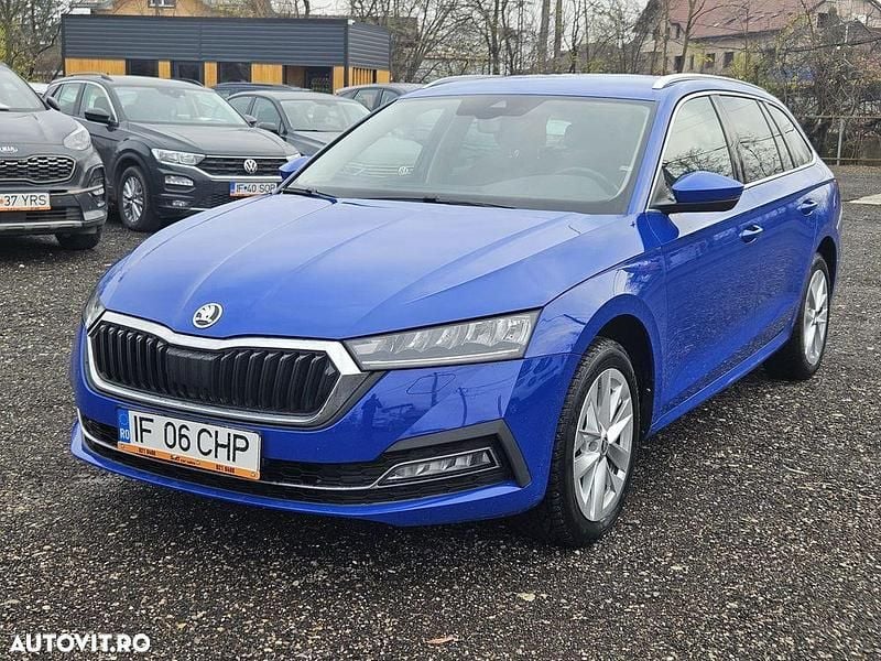 Culoarealbastru Utilizat 2021 Skoda Octavia Style Break | 18.950 EUR (Preț OK) - Imagine 1/4