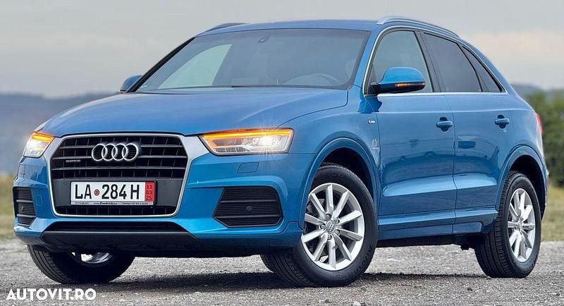 Culoarealbastru Utilizat 2016 Audi Q3 Sport SUV | 15.390 EUR (Puțin scump) - Imagine 1/4