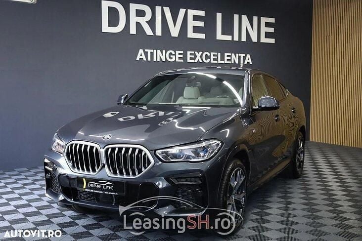 Gri Utilizat 2022 BMW X6 SUV | 70.972 EUR (Super Preț) - Imagine 1/4