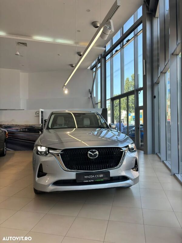 Argint Nouă 2025 Mazda CX-60 Takumi-Line SUV | 59.500 EUR - Imagine 1/4