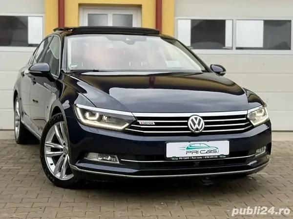 Albastru Utilizat 2017 VW Passat Highline Berlinǎ | 16.990 EUR (Preț OK) - Imagine 1/4