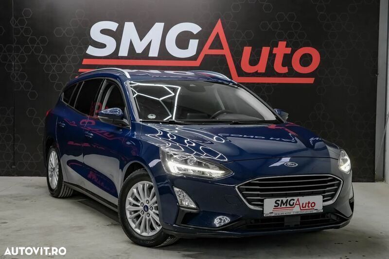 Albastru Utilizat 2021 Ford Focus Business Edition Break | 11.616 EUR (Preț OK) - Imagine 1/4