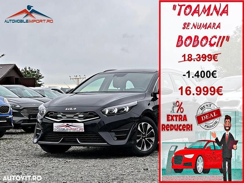 Negru Utilizat 2022 Kia Ceed Break | 16.999 EUR - Imagine 1/4