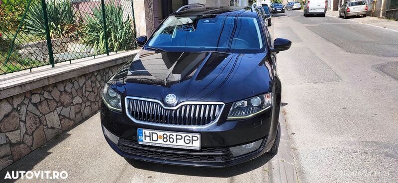 Negru Utilizat 2014 Skoda Octavia Ambiente Break | 7.500 EUR (Puțin scump) - Imagine 1/4