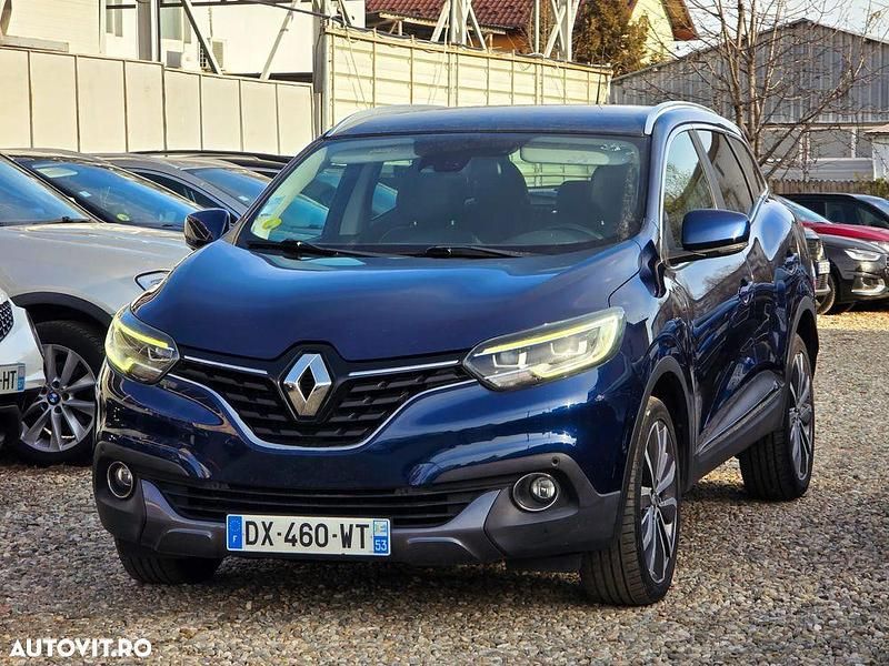 Culoarealbastru Utilizat 2016 Renault Kadjar Bose Edition SUV | 10.299 EUR (Preț OK) - Imagine 1/4