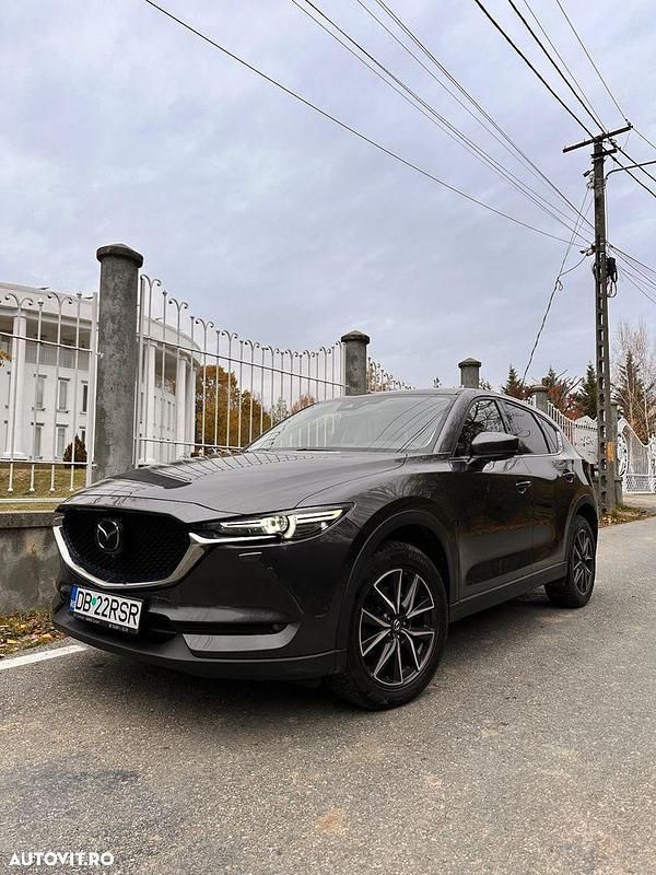 Gri Utilizat 2018 Mazda CX-5 Exclusive-Line SUV | 19.000 EUR (Preț OK) - Imagine 1/4
