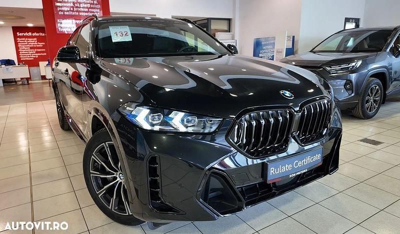Negru Utilizat 2024 BMW X6 M Sport SUV | 91.411 EUR (Preț OK) - Imagine 1/4